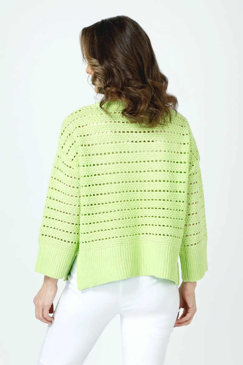 Ten Oh 8 Textured Crew Sweater