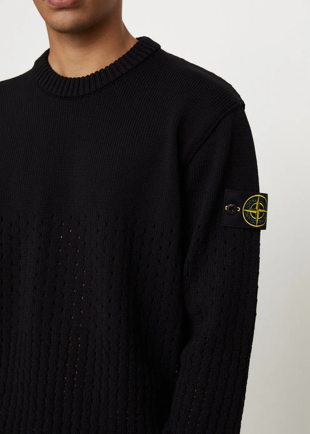 Textured Crewneck Knit