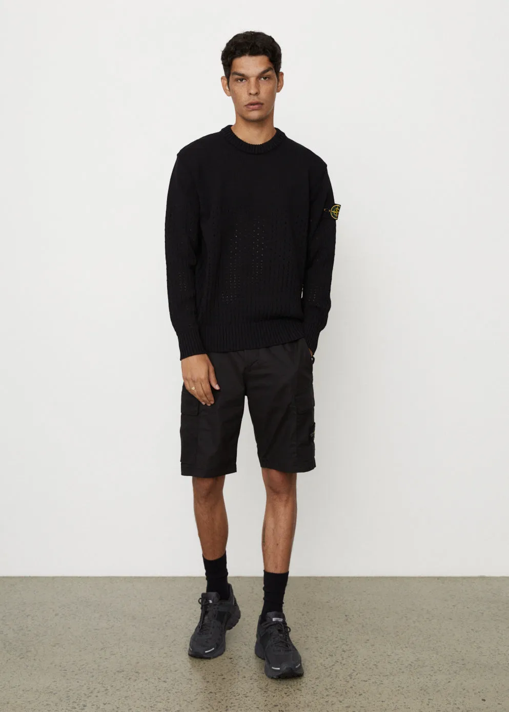 Textured Crewneck Knit