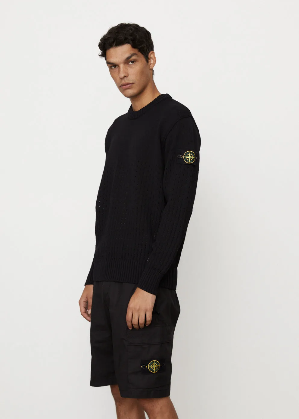 Textured Crewneck Knit