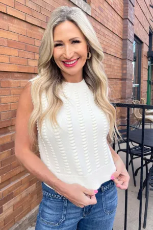 Textured Knit Vest