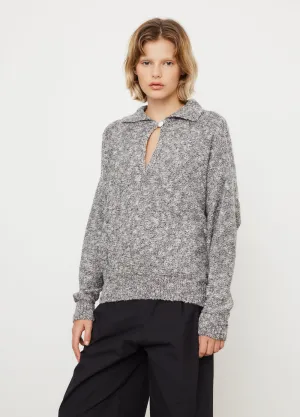 Textured Polo Knit