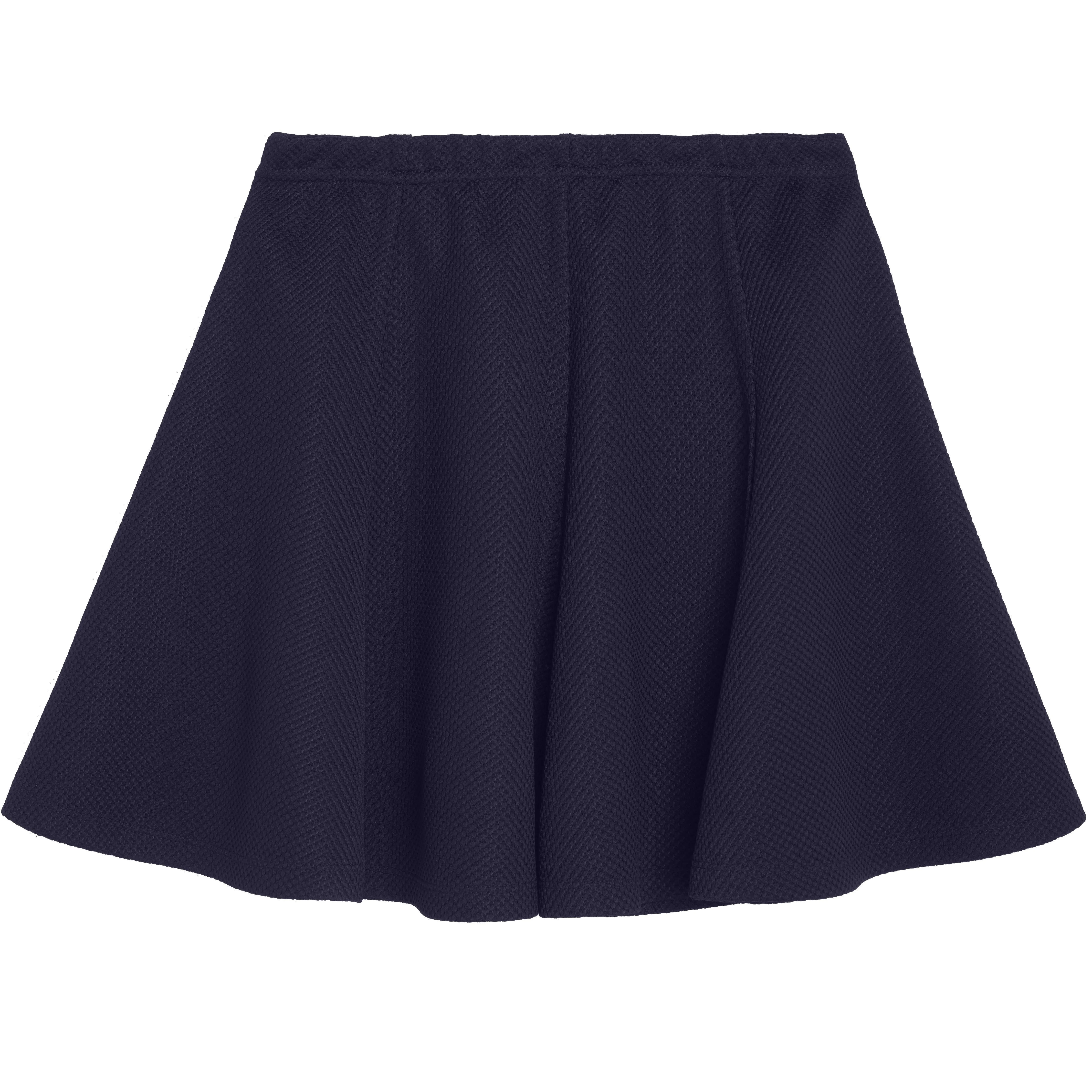 Textured Waffle Skater Skirt