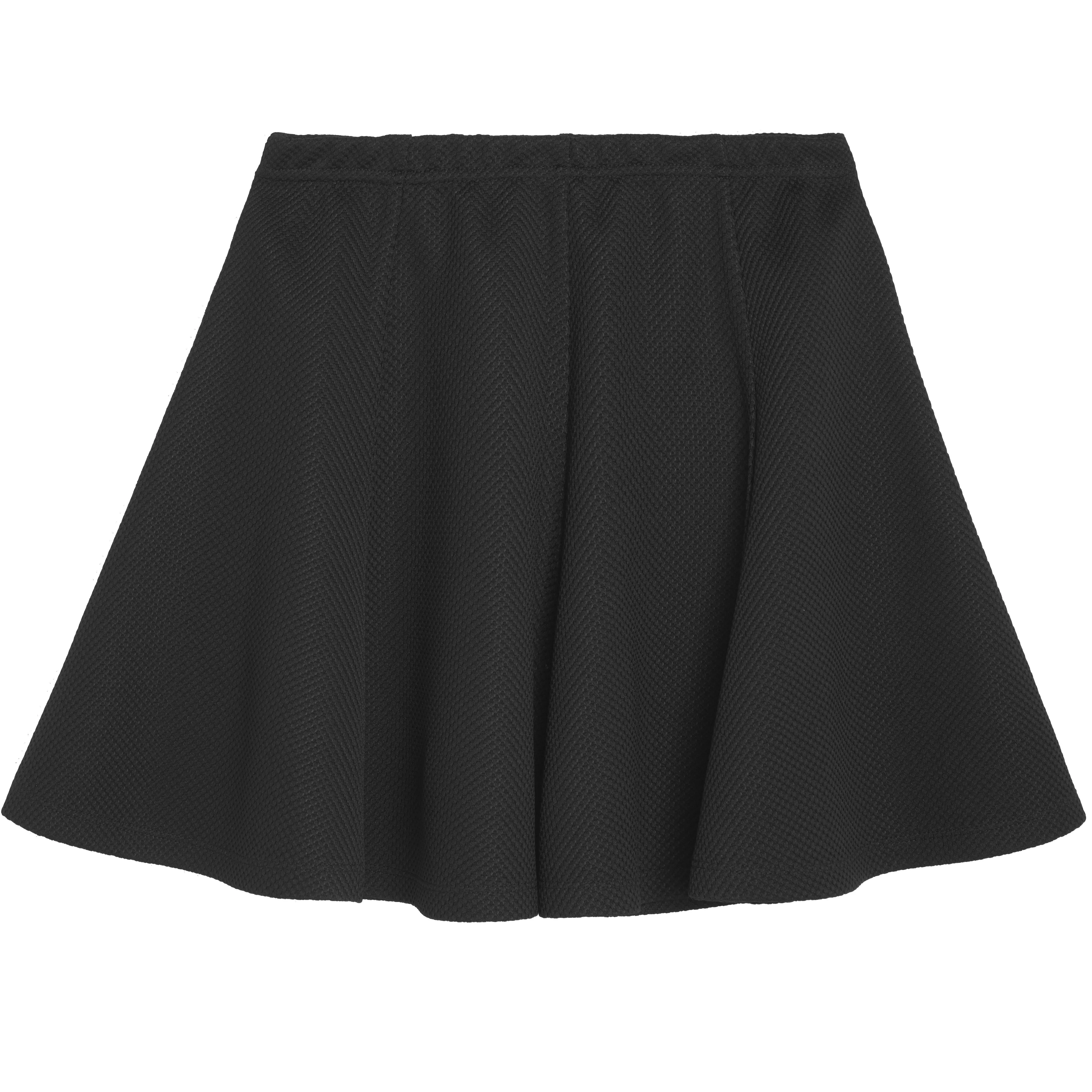 Textured Waffle Skater Skirt