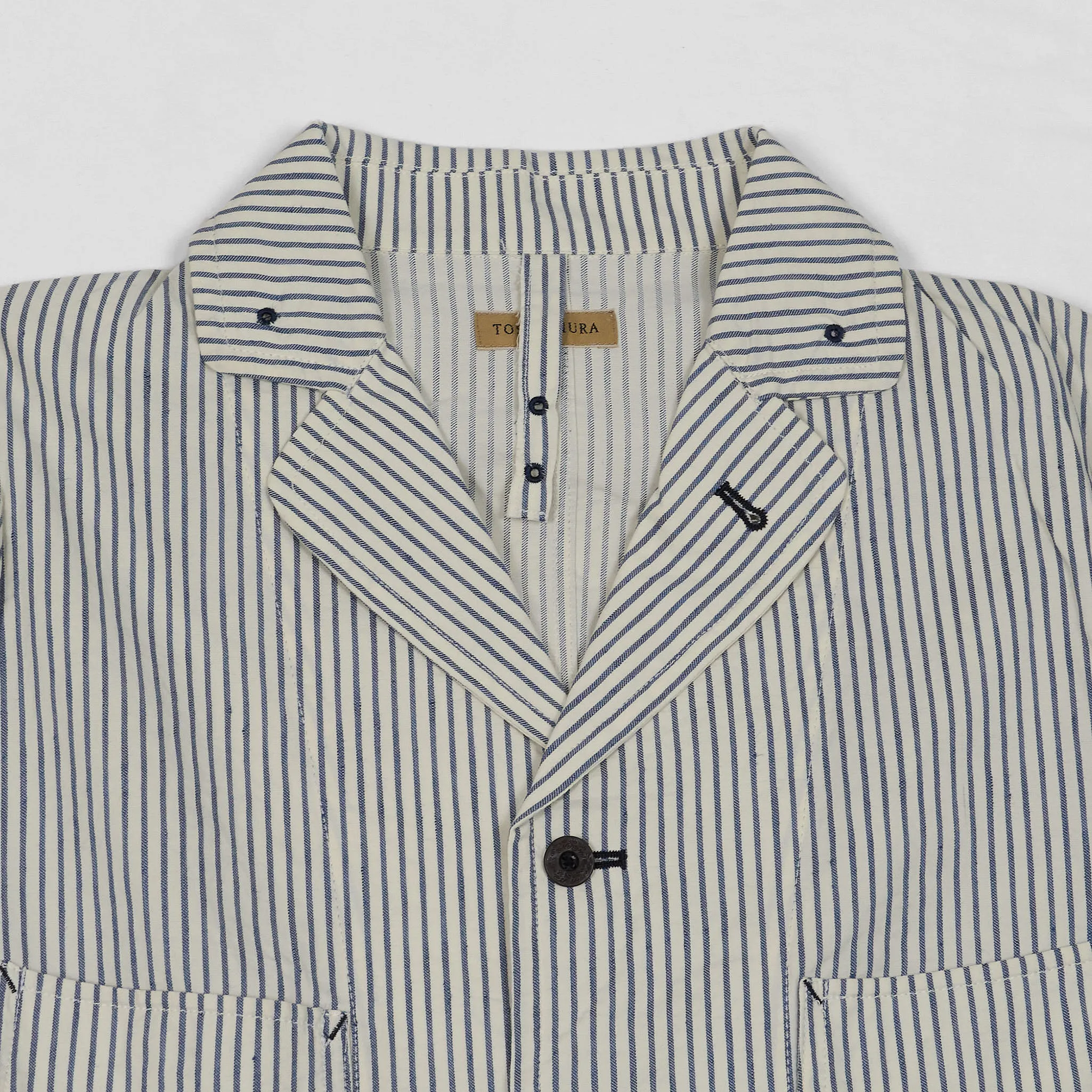 Tossy Miura Pin Striped Work Blazer