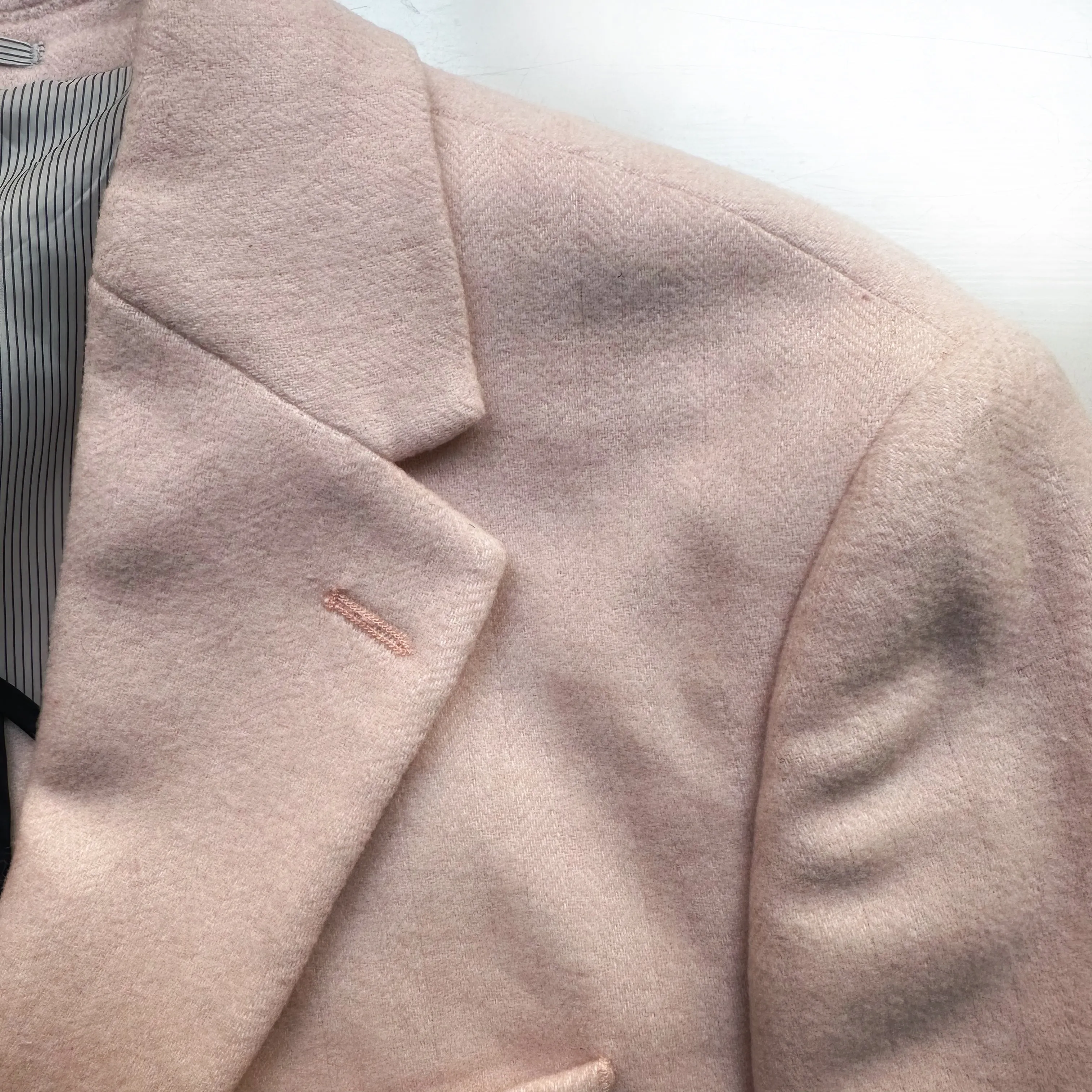 Upcycled Bow Blazer Pink/Pink, L
