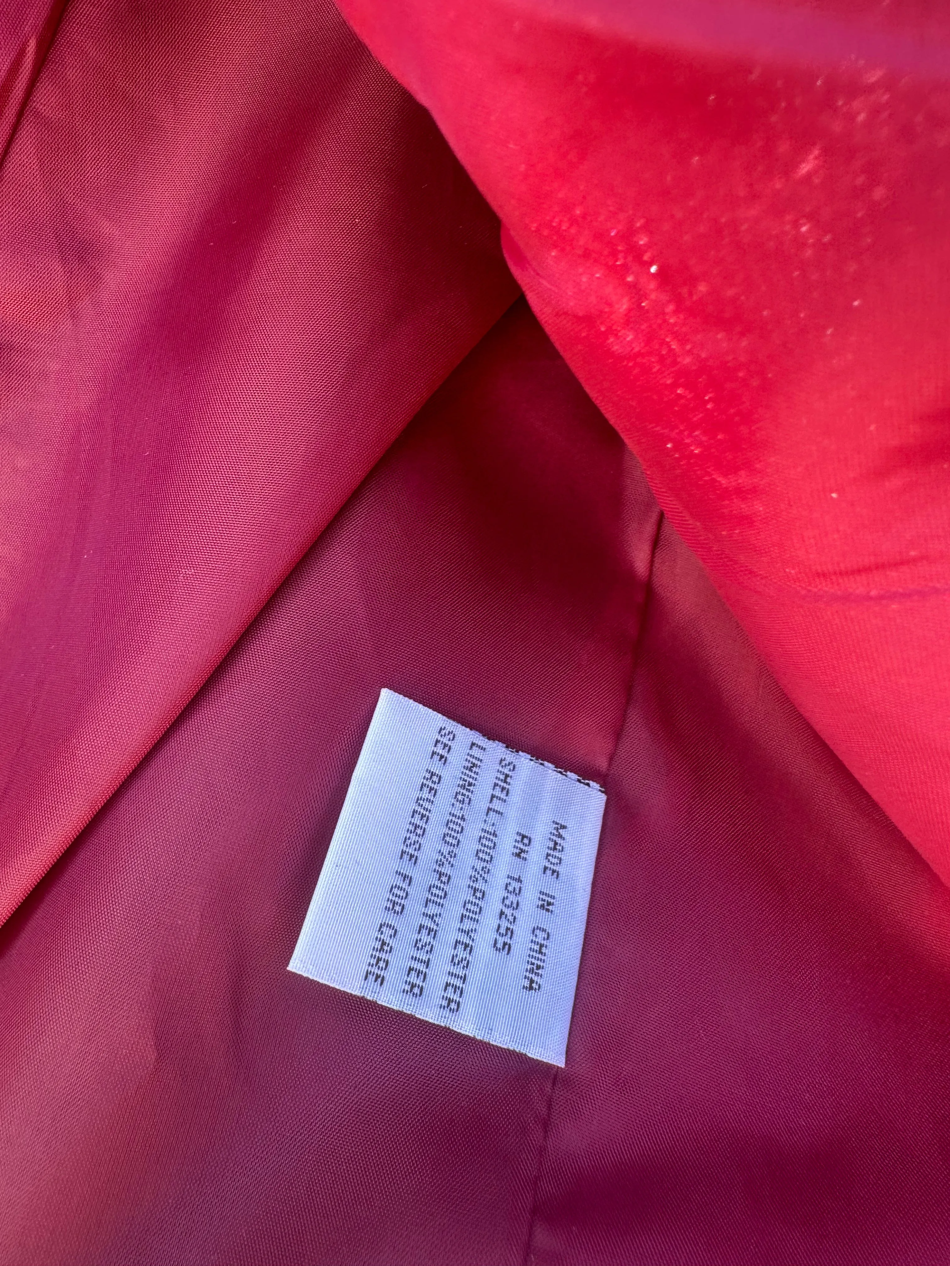 Vintage 80s Maroon Iridescent Cropped Embellished Blazer ('8')
