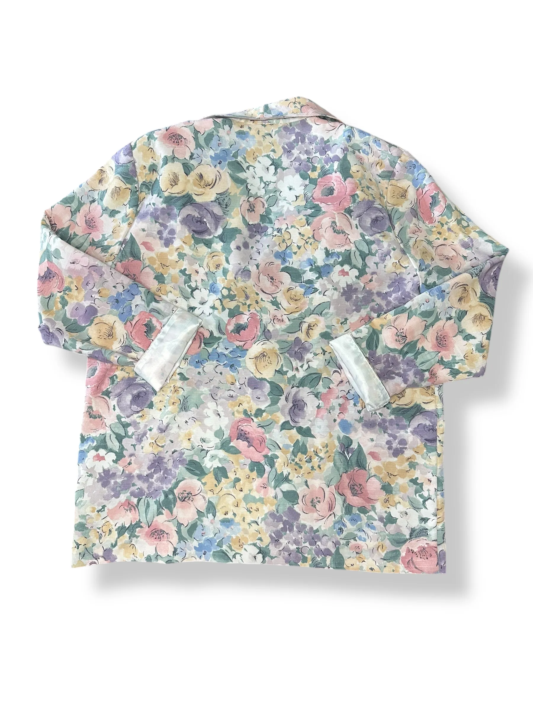 Vintage 80s Pastel Floral Blazer (S/M)