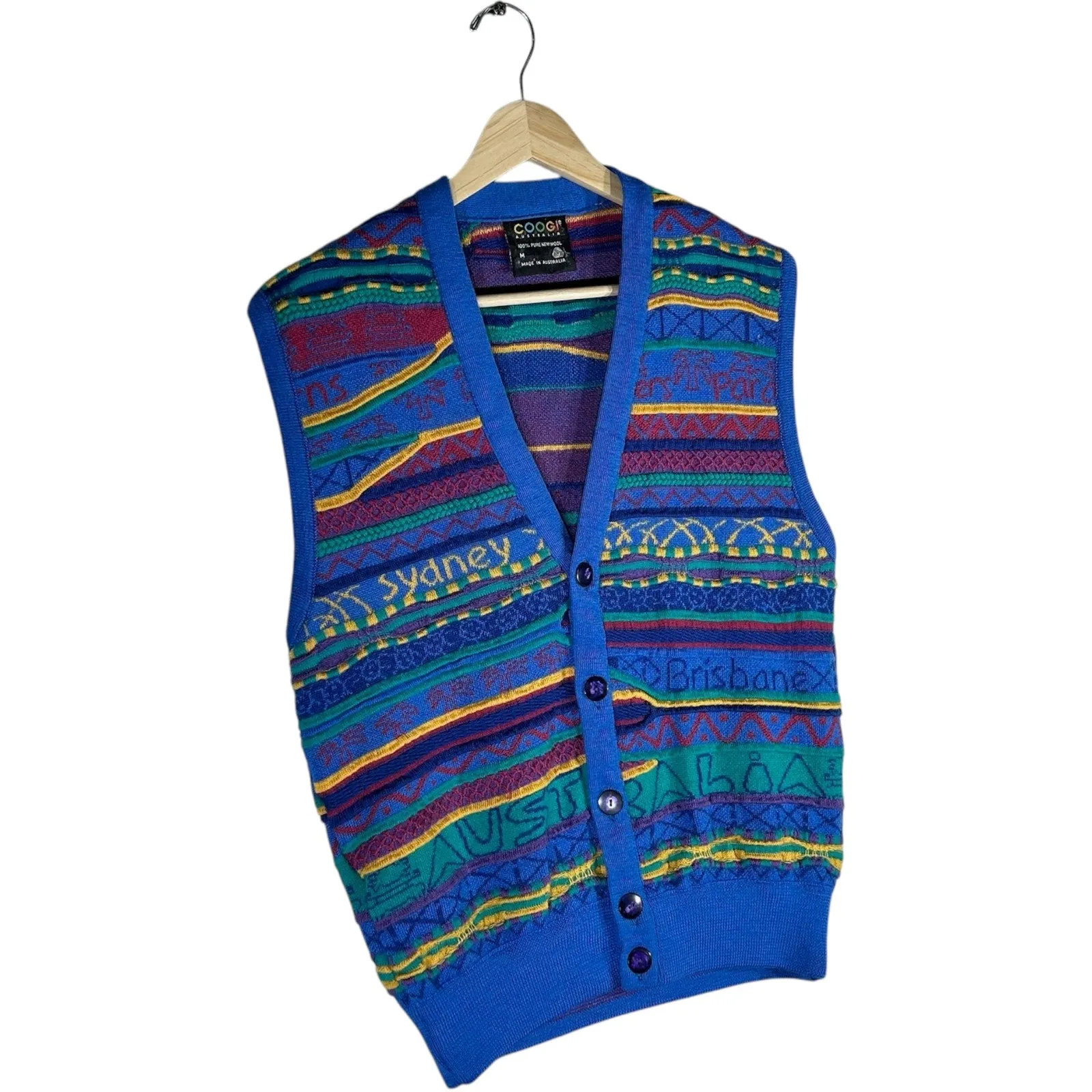 Vintage Coogi 3D Knit Sweater Vest