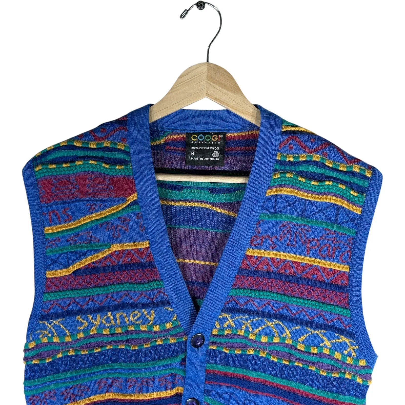 Vintage Coogi 3D Knit Sweater Vest