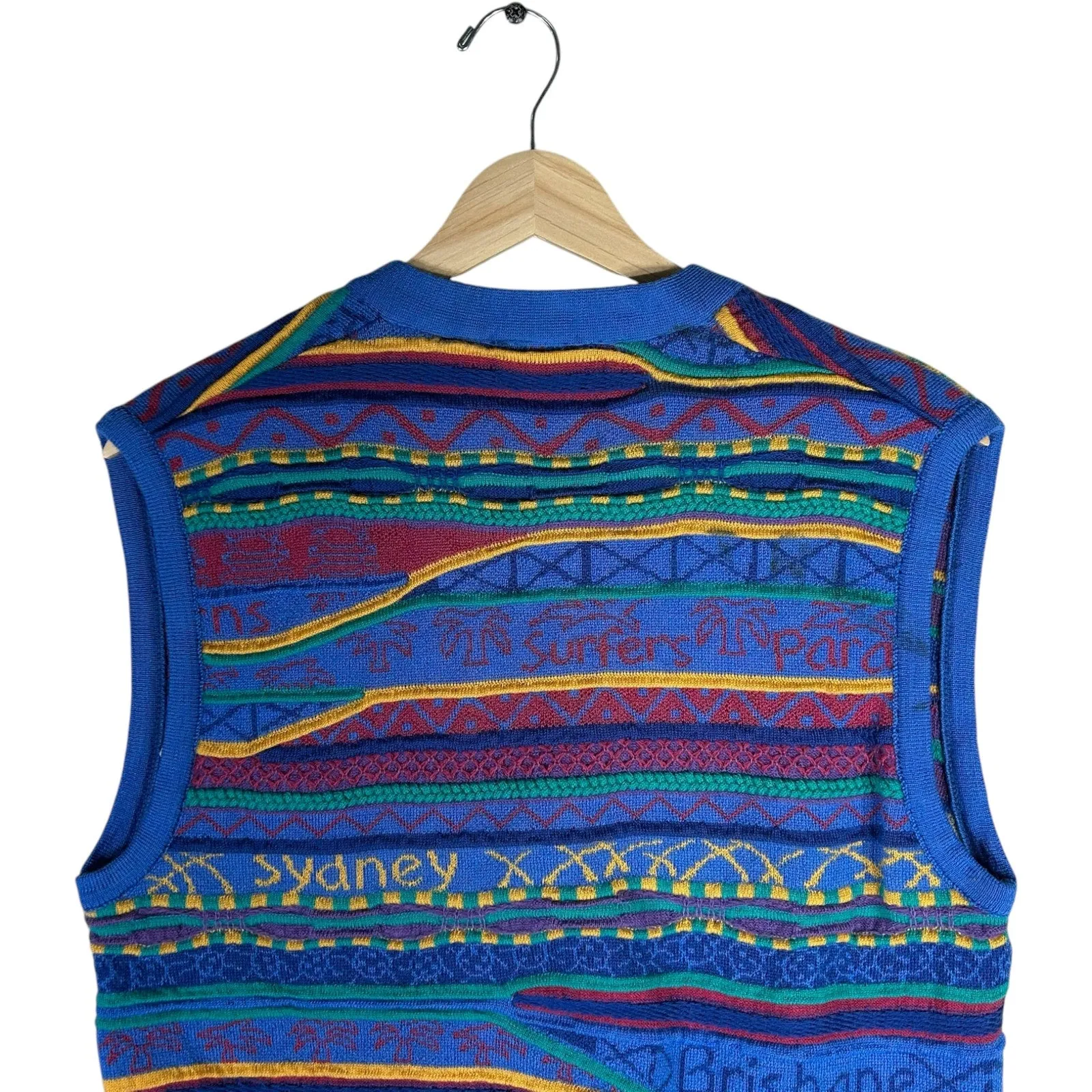 Vintage Coogi 3D Knit Sweater Vest