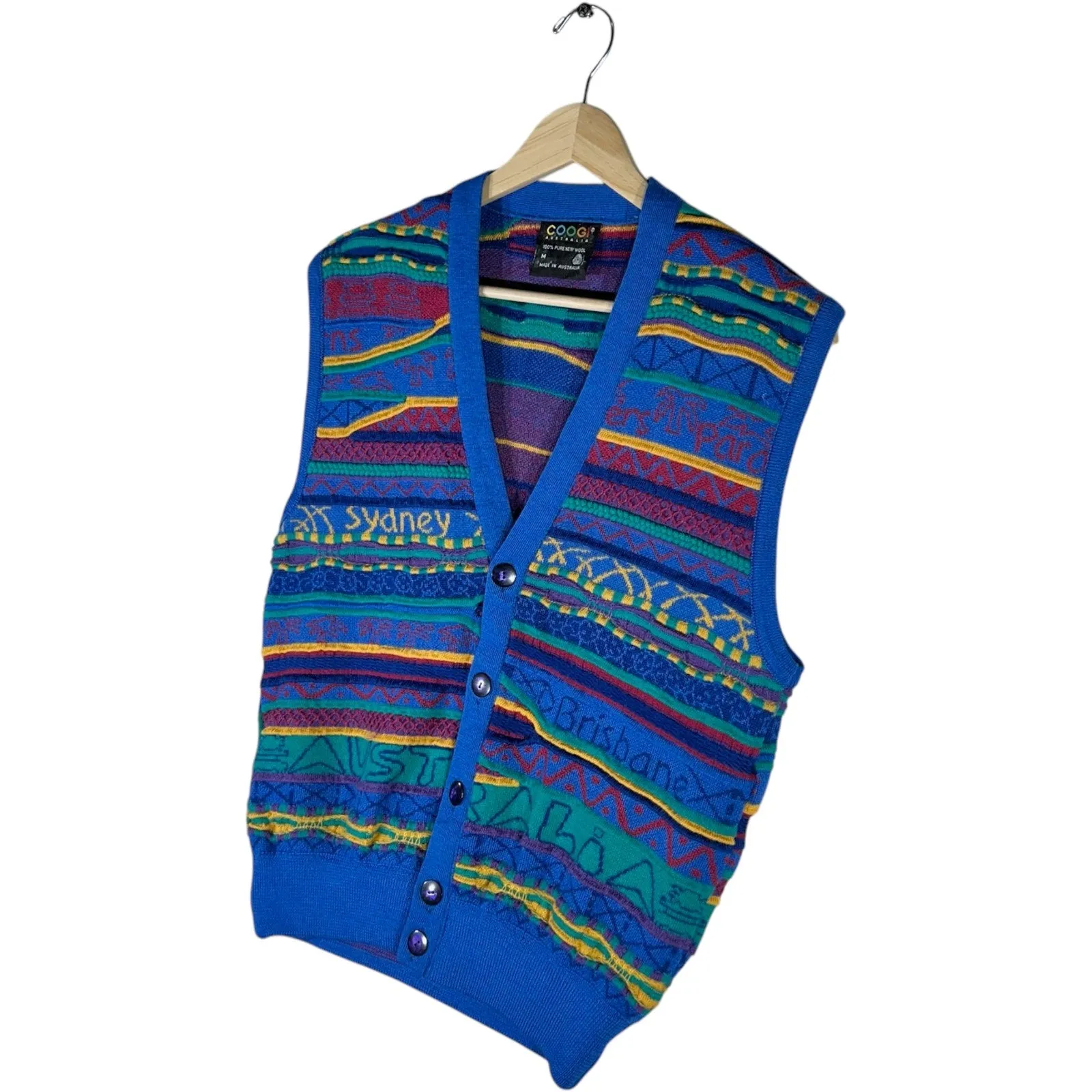 Vintage Coogi 3D Knit Sweater Vest