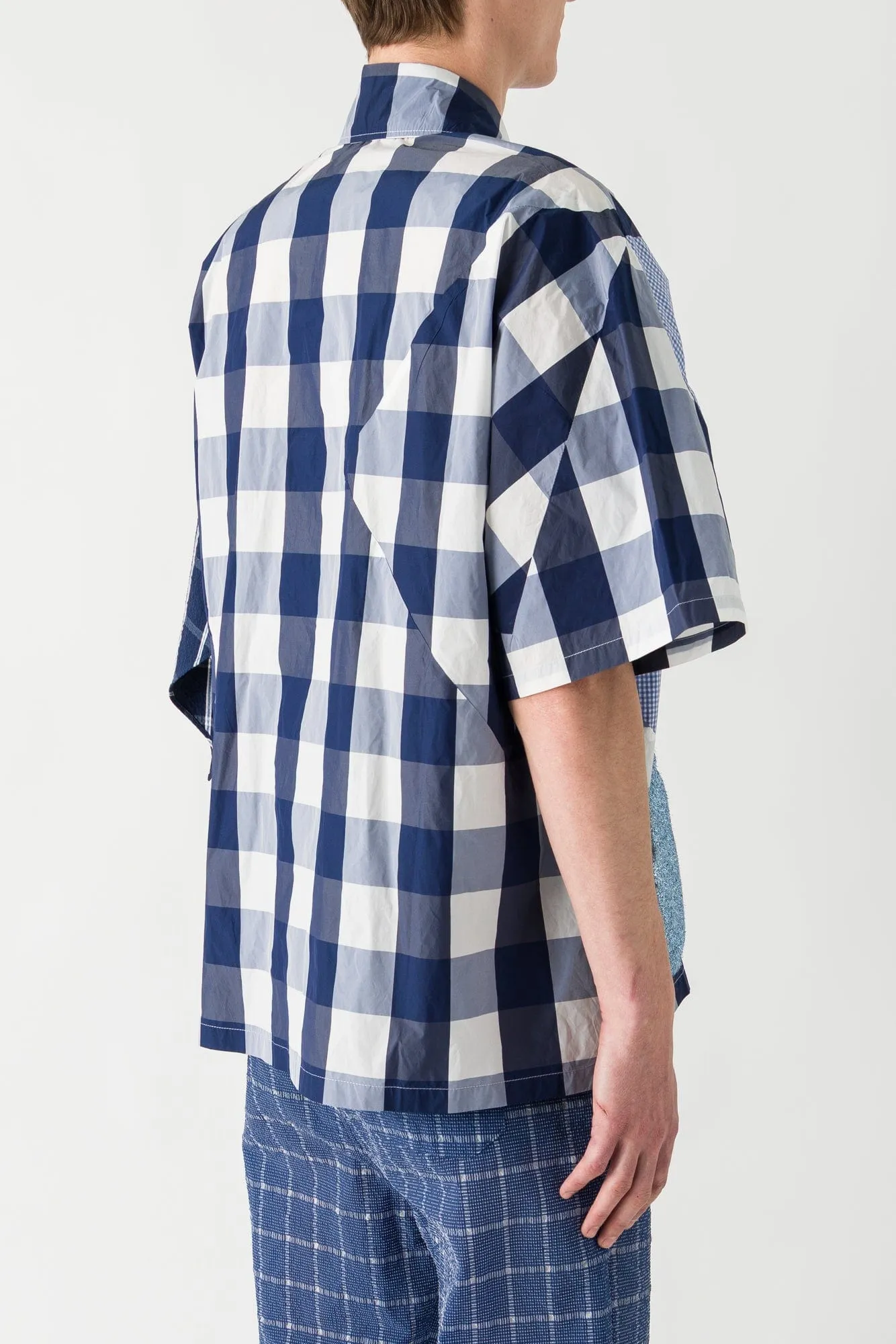 Walter Van Beirendonck Ringling Shirt in Combination Blue