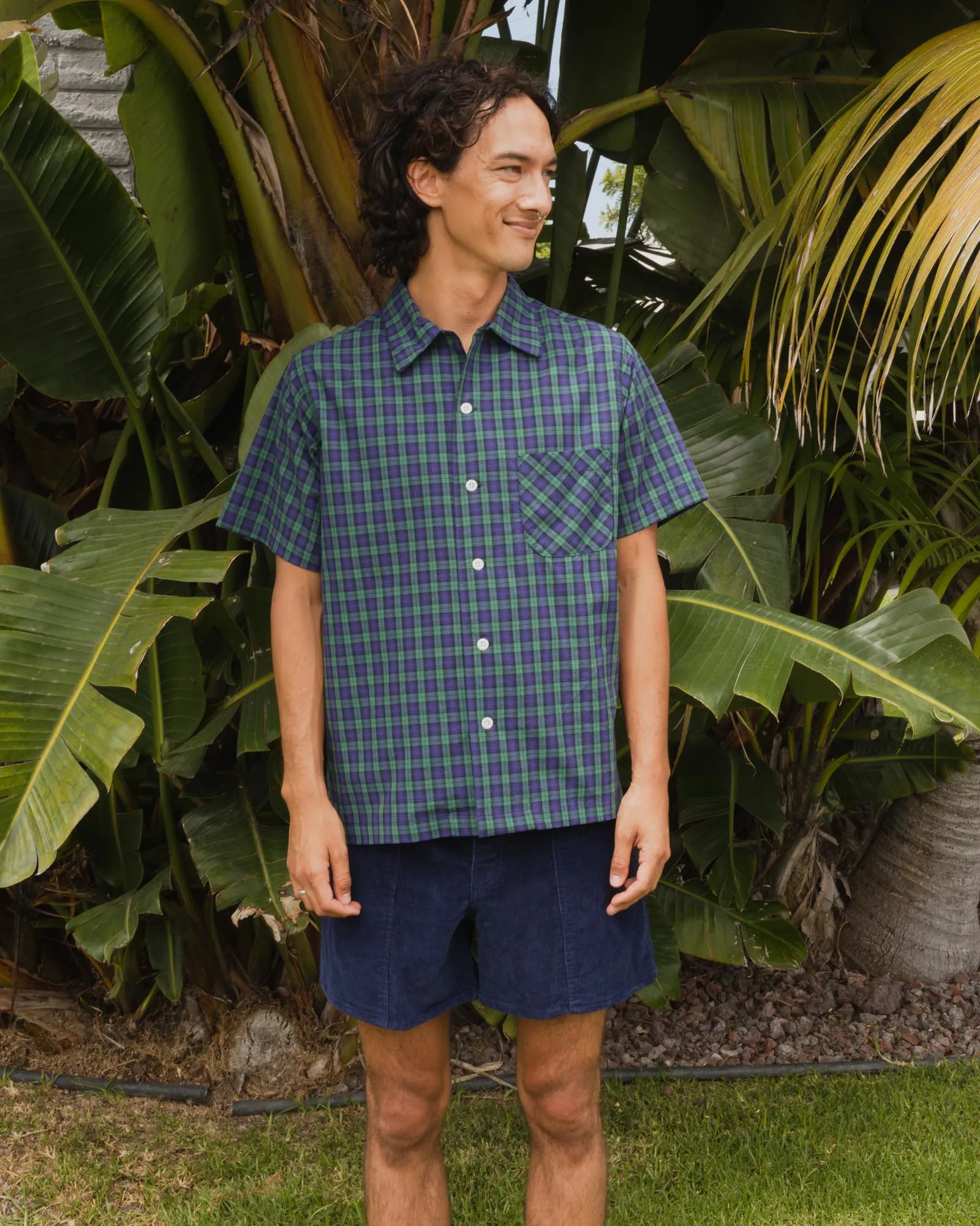 Yellow Rat Round Collar Shirt- Hunter