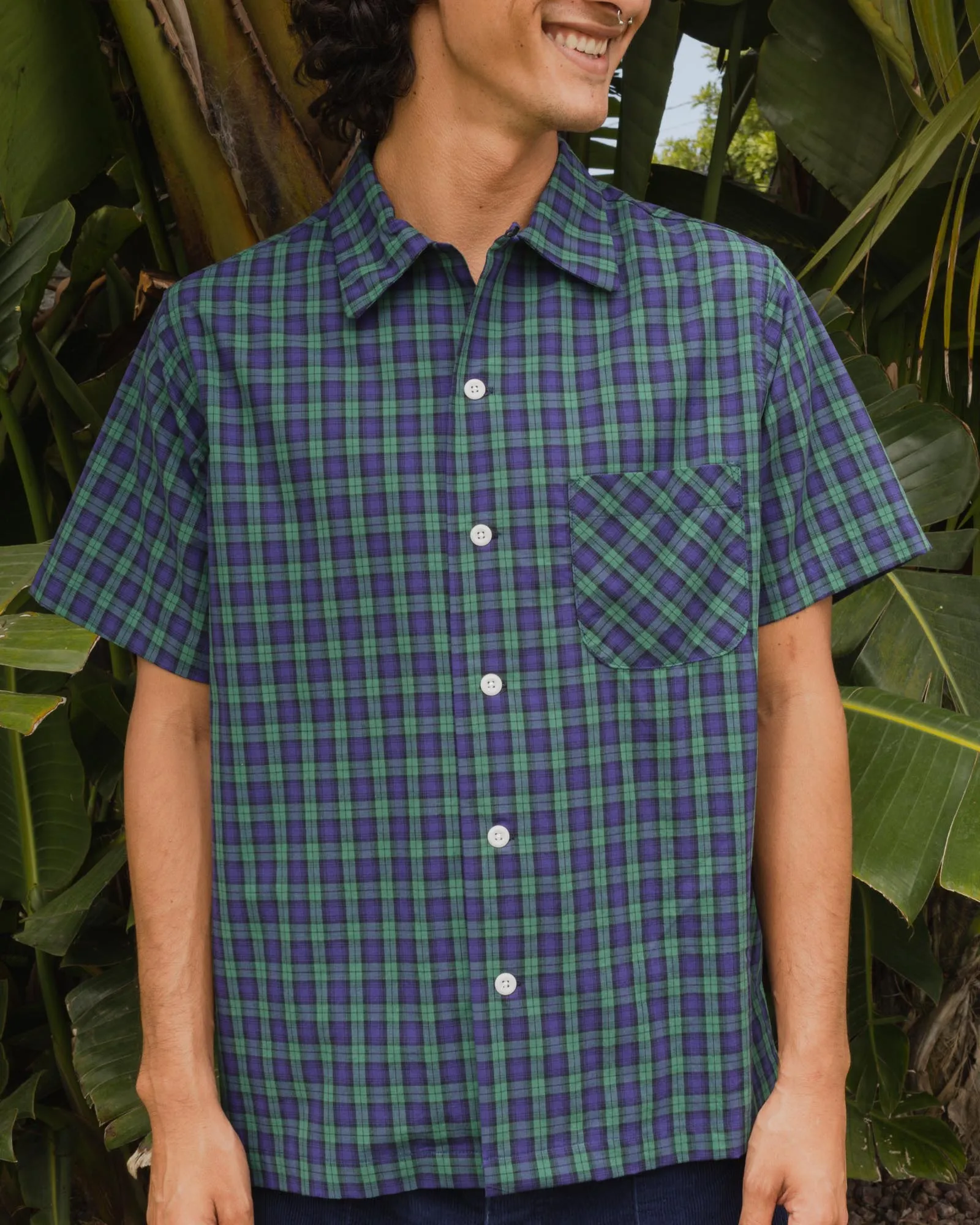 Yellow Rat Round Collar Shirt- Hunter